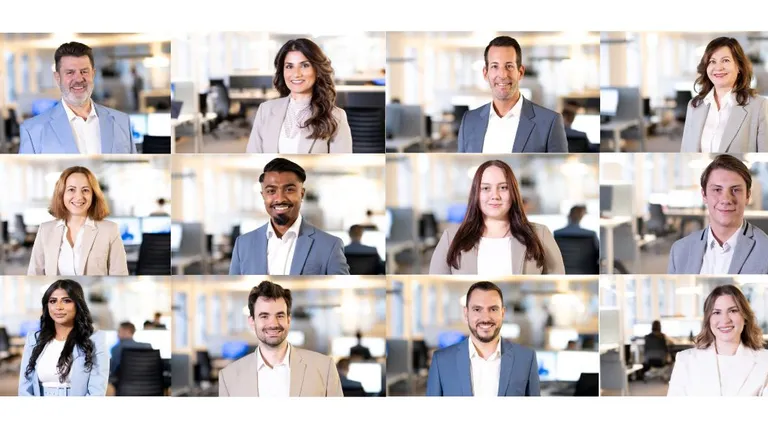 Portrait photographs of the Bosshard & Partner team members in 2024.