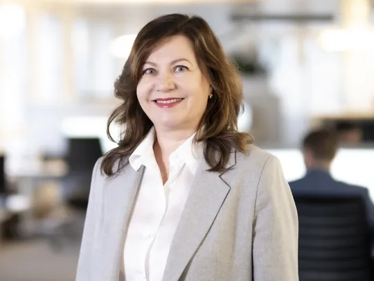 Portrait photo of Larisa Voroshilova, employee of Bosshard & Partner.